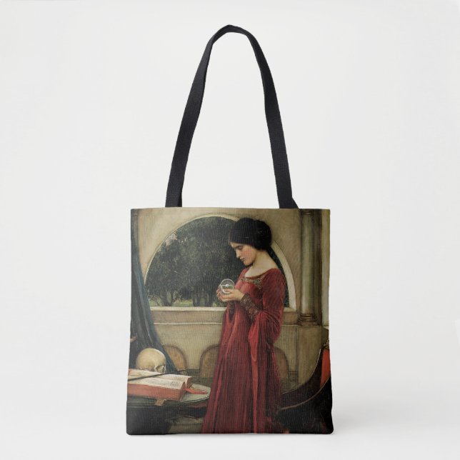 Crystal Ball by John William Waterhouse Tote Bag (Front)