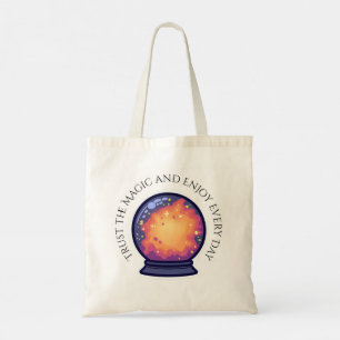 Crystal Ball Halloween Tote Bag
