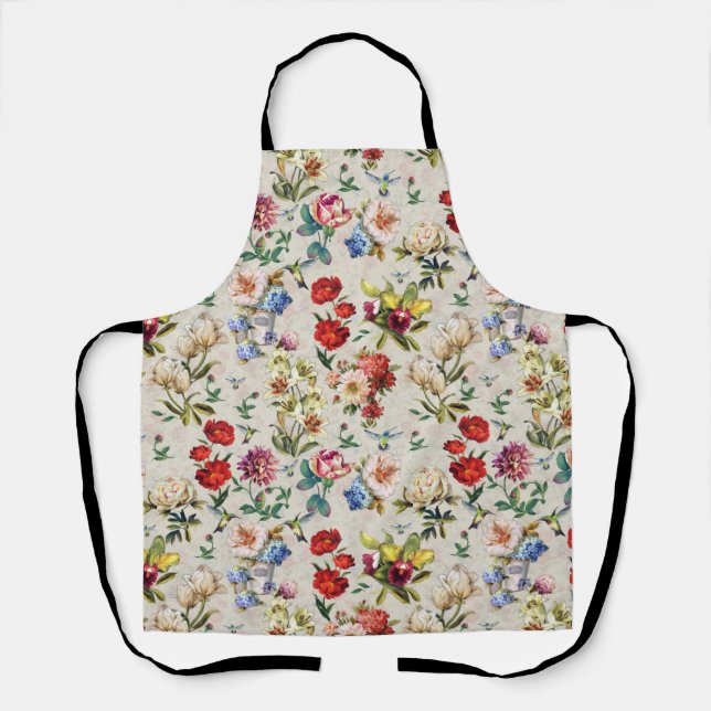 Crystal Ball Halloween Witch Apron (Front)