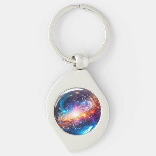 Crystal Ball - I See A Cosmic Event In Your Future Key Ring