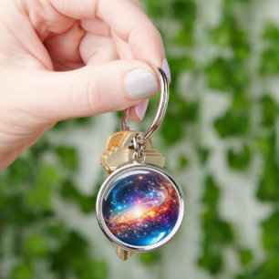 Crystal Ball - I See A Cosmic Event In Your Future Key Ring