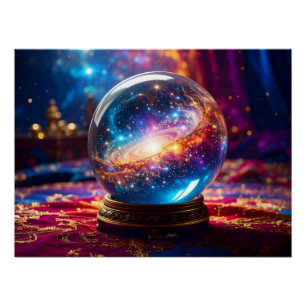 Crystal Ball - I See A Cosmic Event In Your Future Poster