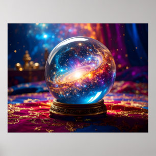 Crystal Ball - I See A Cosmic Event In Your Future Poster