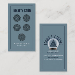 Crystal Ball, Psychic Reading Loyalty Business Card