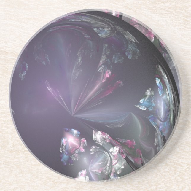 Crystal Ball Sandstone Coaster (Front)