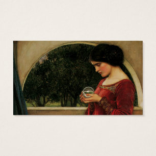 Crystal Ball Woman Waterhouse Painting