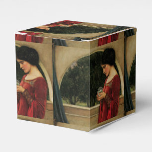 Crystal Ball Woman Waterhouse Painting Favour Box