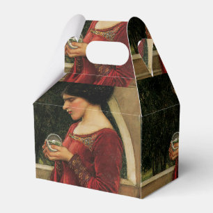 Crystal Ball Woman Waterhouse Painting Favour Box