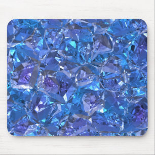 Crystal Blue and Purple Mouse Mat