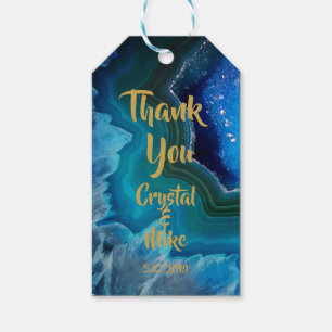 Crystal Blue Gift Tags