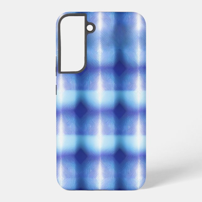 Crystal Blue Samsung Galaxy S22+ Case (Back)