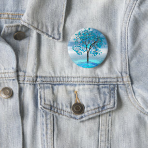 Crystal Blue Tree button