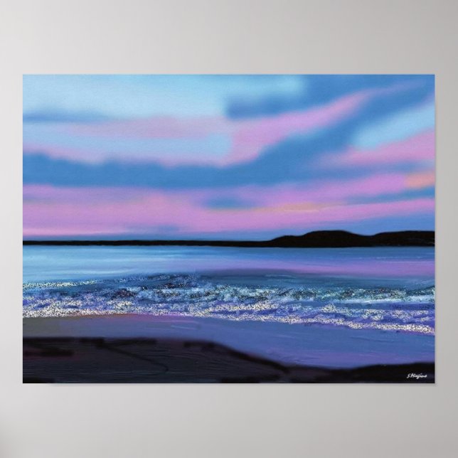 Crystal Blue Water Print (Front)