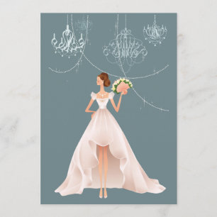 Crystal -  Bridal Shower Invitation