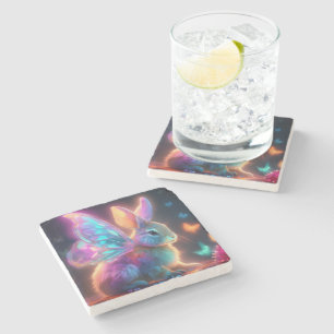 Crystal Bunny Stone Coaster