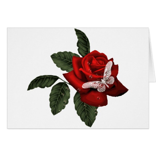 Crystal Butterfly (Front Horizontal)