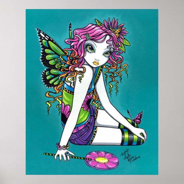 Crystal Candy Rainbow Fairy Poster (Front)