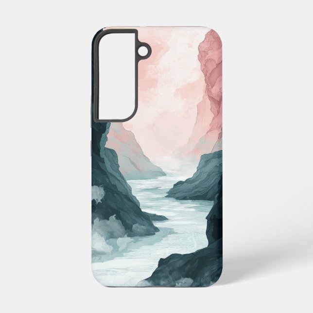 Crystal Canyon Glow Phone Case (Back)