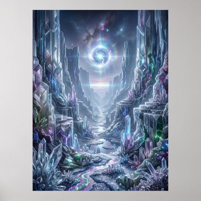 Crystal Canyon Light Anomaly Poster (Front)