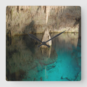 Crystal Cave, Bermuda Square Wall Clock