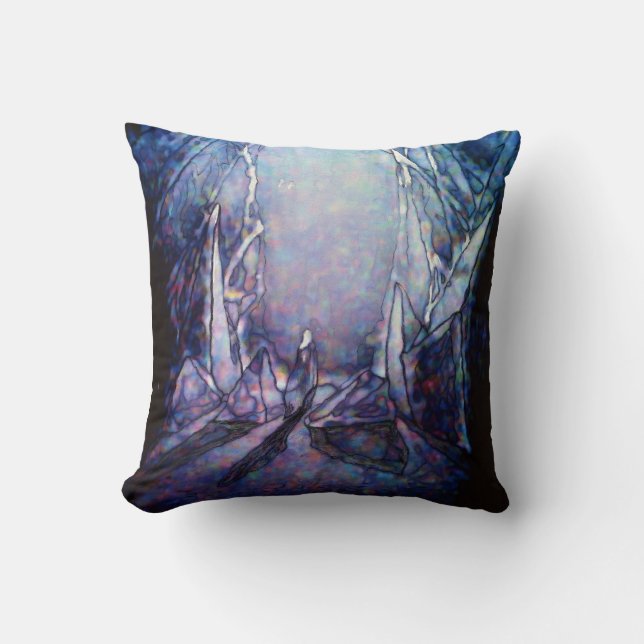 Crystal Cave by Alexandra Cook Cushion (Front)
