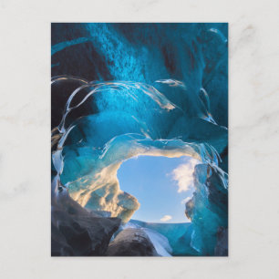 Crystal Cave, Vatnajokull Icefield, South Iceland Postcard