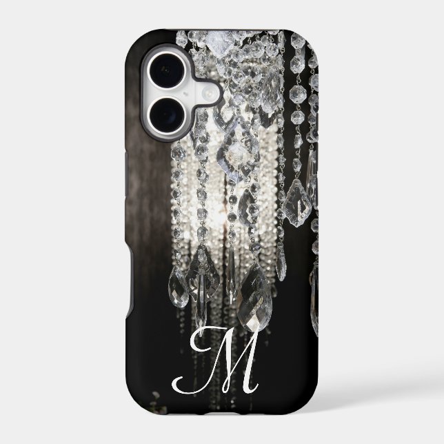Crystal Chandelier Chic Monogram IPHONE 5 Case (Back)