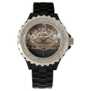 Crystal Chandelier Dazzle Glitz Glam Glamour Watch