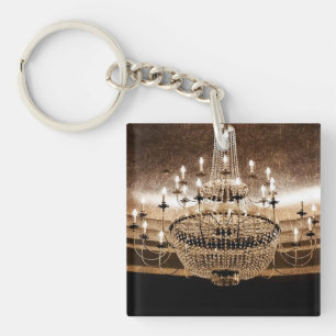 Crystal Chandelier Dazzle Glitz Glam Key Chain