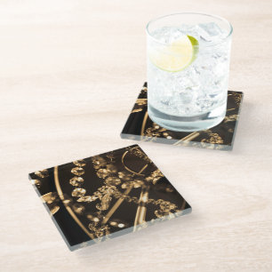 Crystal Chandelier Glass Coaster