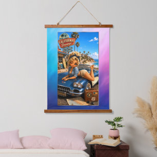 Crystal Chibi Rockabilly Dawn Tapestry