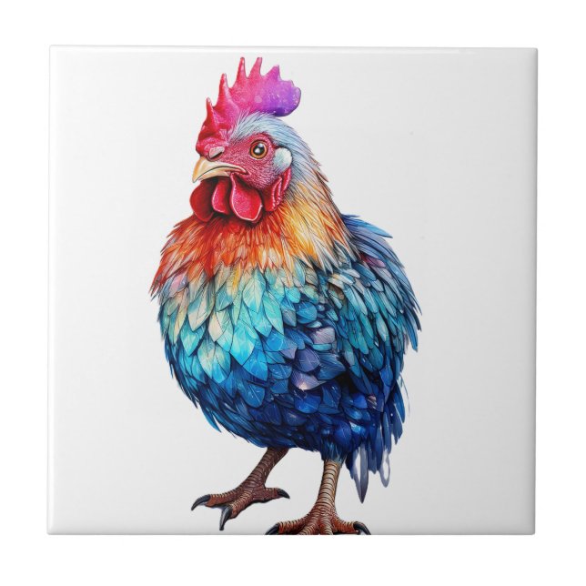 Crystal Chicken  Tile (Front)