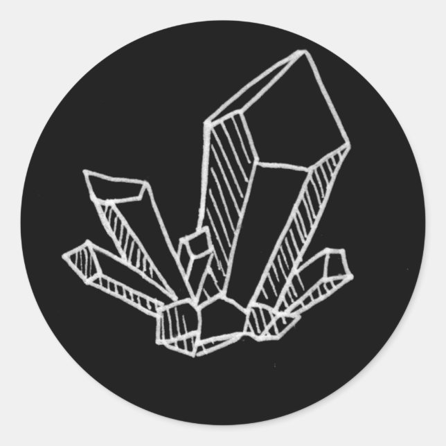 Crystal Classic Round Sticker (Front)