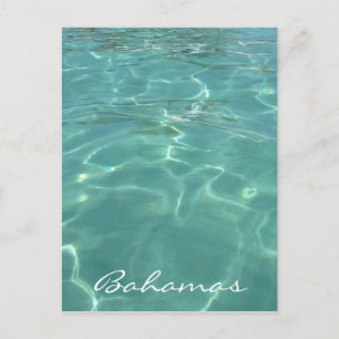 crystal clear bahamas waters postcard