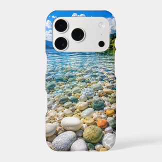 Crystal Clear Lake Pebble Shore iPhone Case