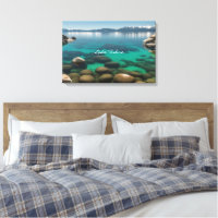 Crystal Clear Lake Tahoe Landscape Art Photograph