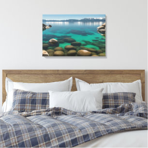 Crystal Clear Lake Tahoe Photograph Canvas Print