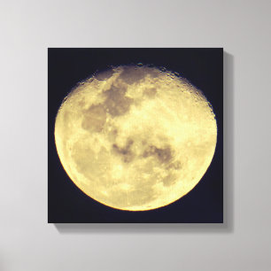 Crystal Clear Moon Canvas Print
