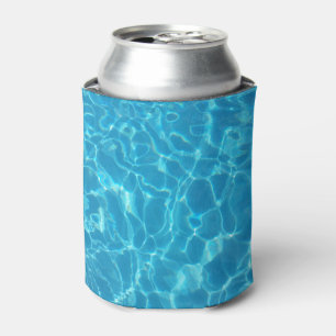 Crystal Clear Sky Blue Pool Water Can Cooler