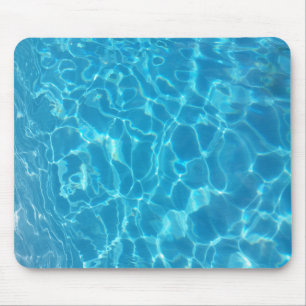 Crystal Clear Sky Blue Pool Water Mouse Mat