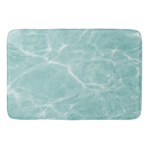Crystal Clear Soft Turquoise Ocean Dream #2 #wall  Bath Mat