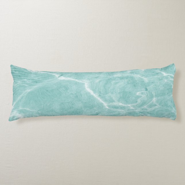 Crystal Clear Soft Turquoise Ocean Dream #2 #wall  Body Cushion (Front)