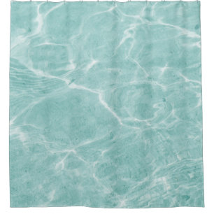 Crystal Clear Soft Turquoise Ocean Dream #2 #wall  Shower Curtain