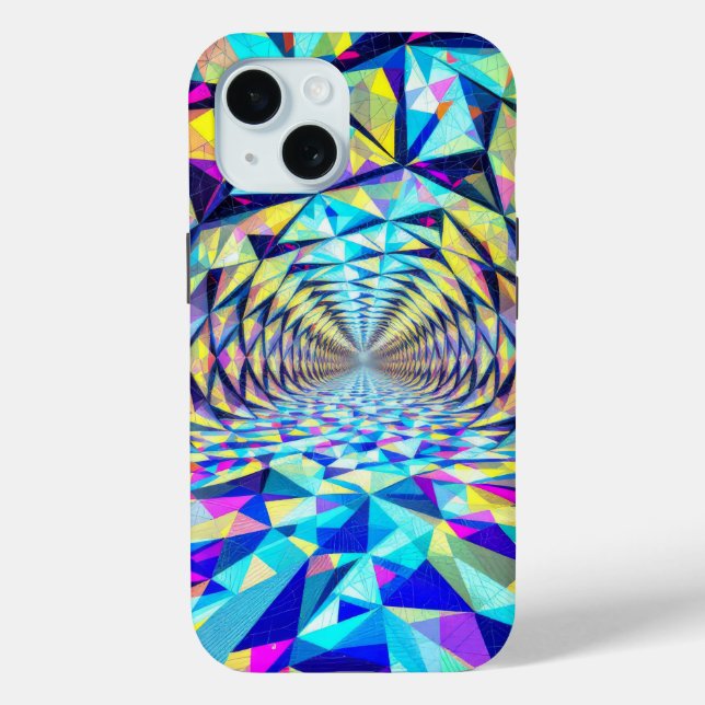 Crystal Corridor: Journey Through the Prism Case-Mate iPhone Case (Back)