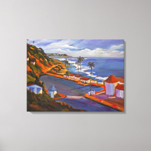 Crystal Cove Beach View Canvas Print