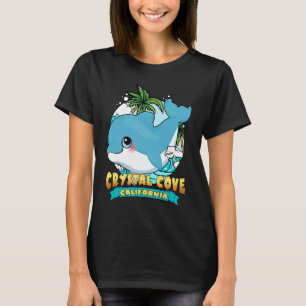CRYSTAL COVE CALIFORNIA Cute Baby Dolphin Beach So T-Shirt