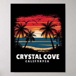 Crystal Cove State Park California Surfboarder Sou Poster