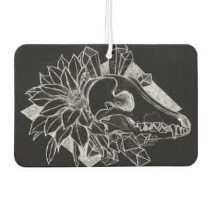 Crystal Coyote Inverted Car Air Freshener