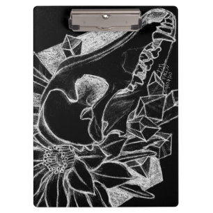 Crystal Coyote Inverted Clipboard