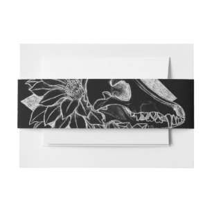 Crystal Coyote Inverted  Invitation Belly Band